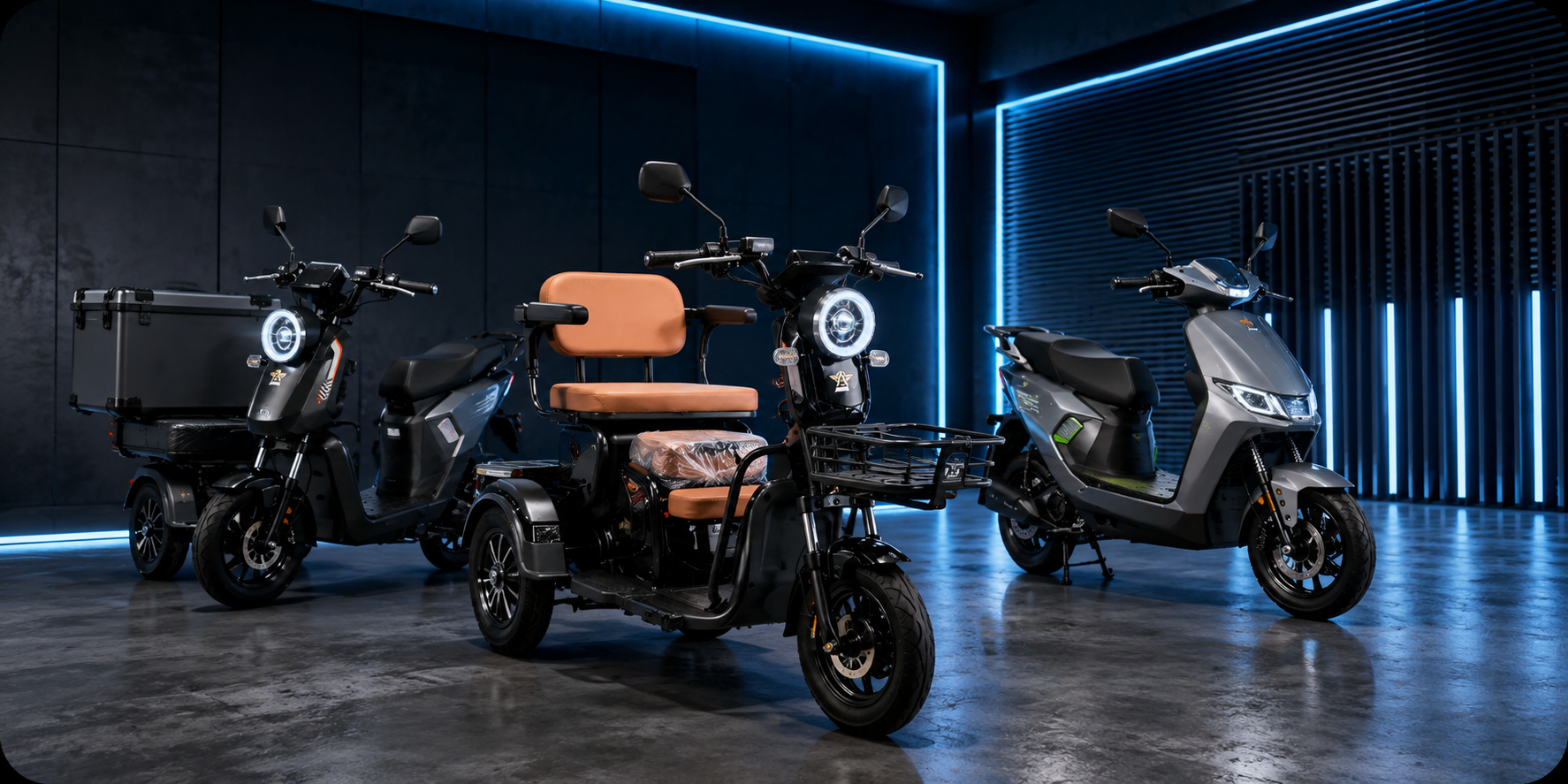 Linha de motos e scooters elétricas i9 Volt