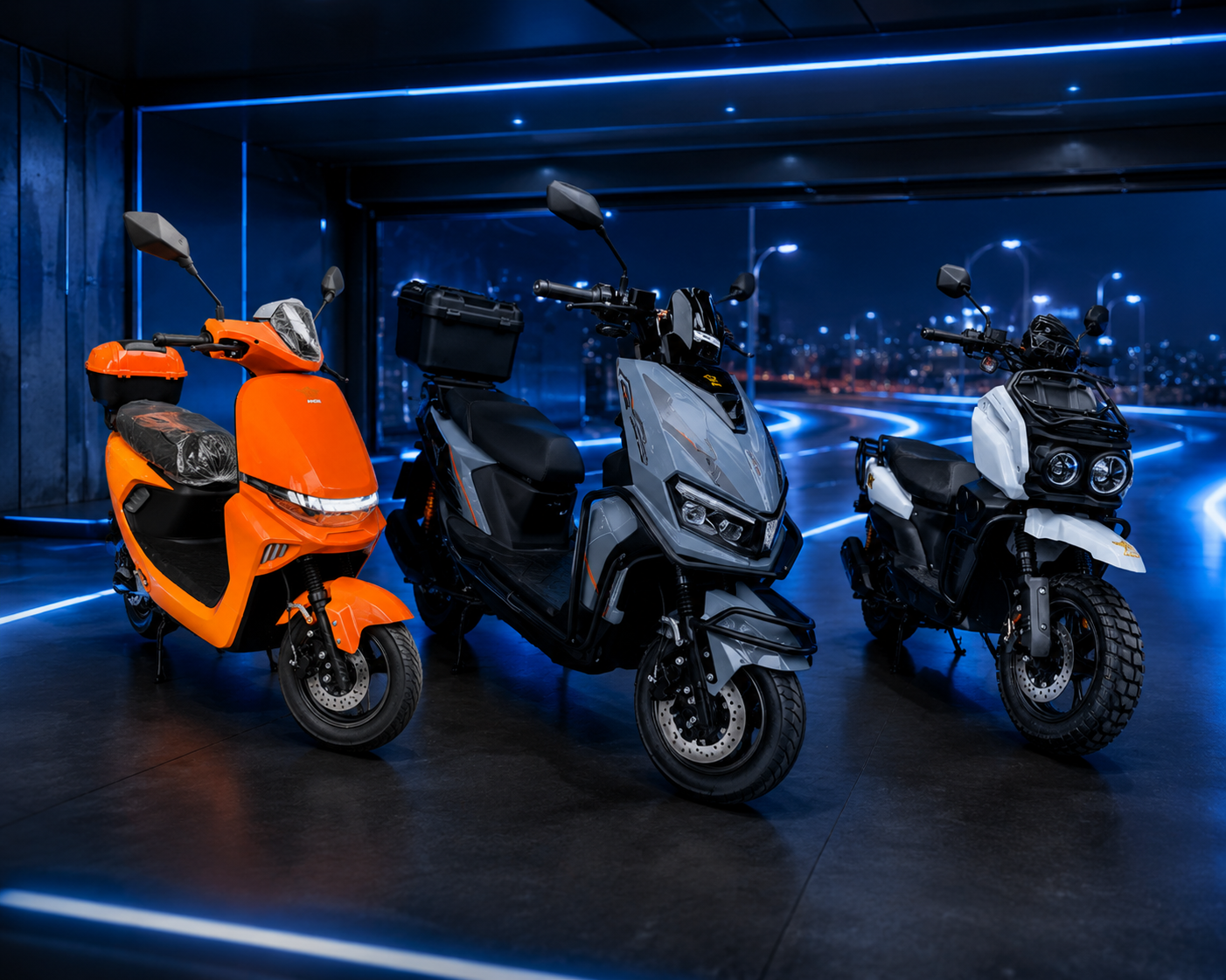 Modelos i9 Volt disponíveis para test-ride